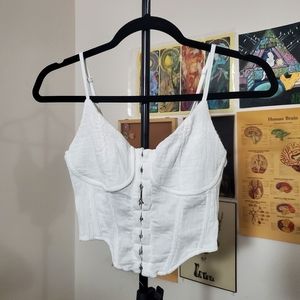 White Corset top